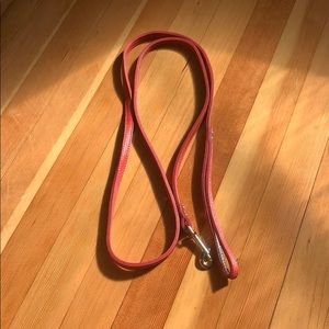60β Red Leather Leash